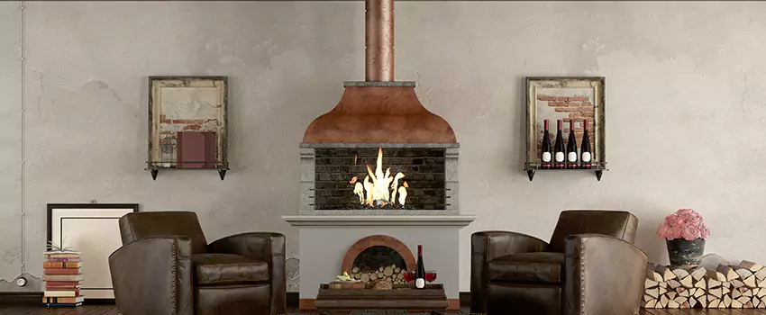 Thelin Hearth Products Providence Pellet Insert Fireplace Installation in Asheboro, NC