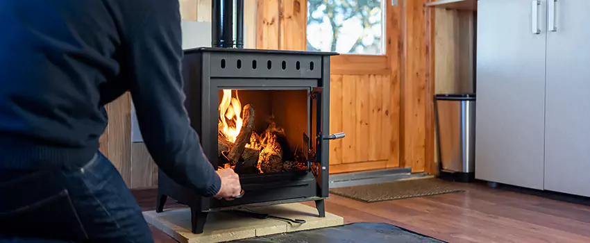 Open Hearth Wood Fireplace Installation in Asheboro, NC