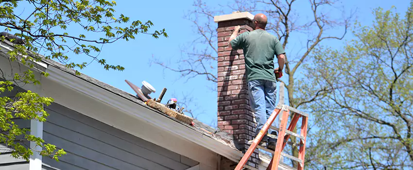 Vinyl and PVC Chimney Flashing Installation in Asheboro, NC
