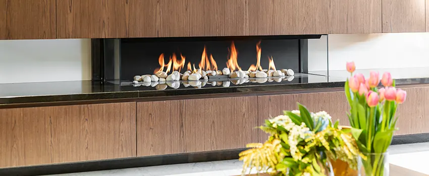 Double-height Fireplace Design Refurbishment in Asheboro, North Carolina