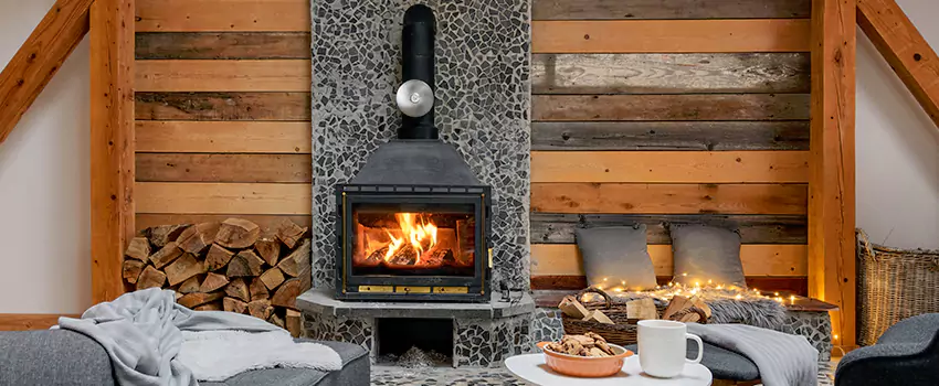 Thelin Hearth Products Direct Vent Gas Stove Fireplace Inspection in Asheboro, North Carolina